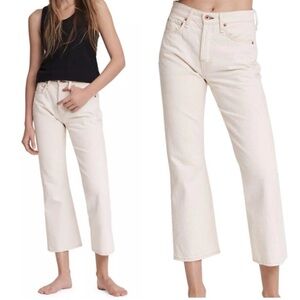 NWT rag & bone Cream Flare & Wide Leg Jeans